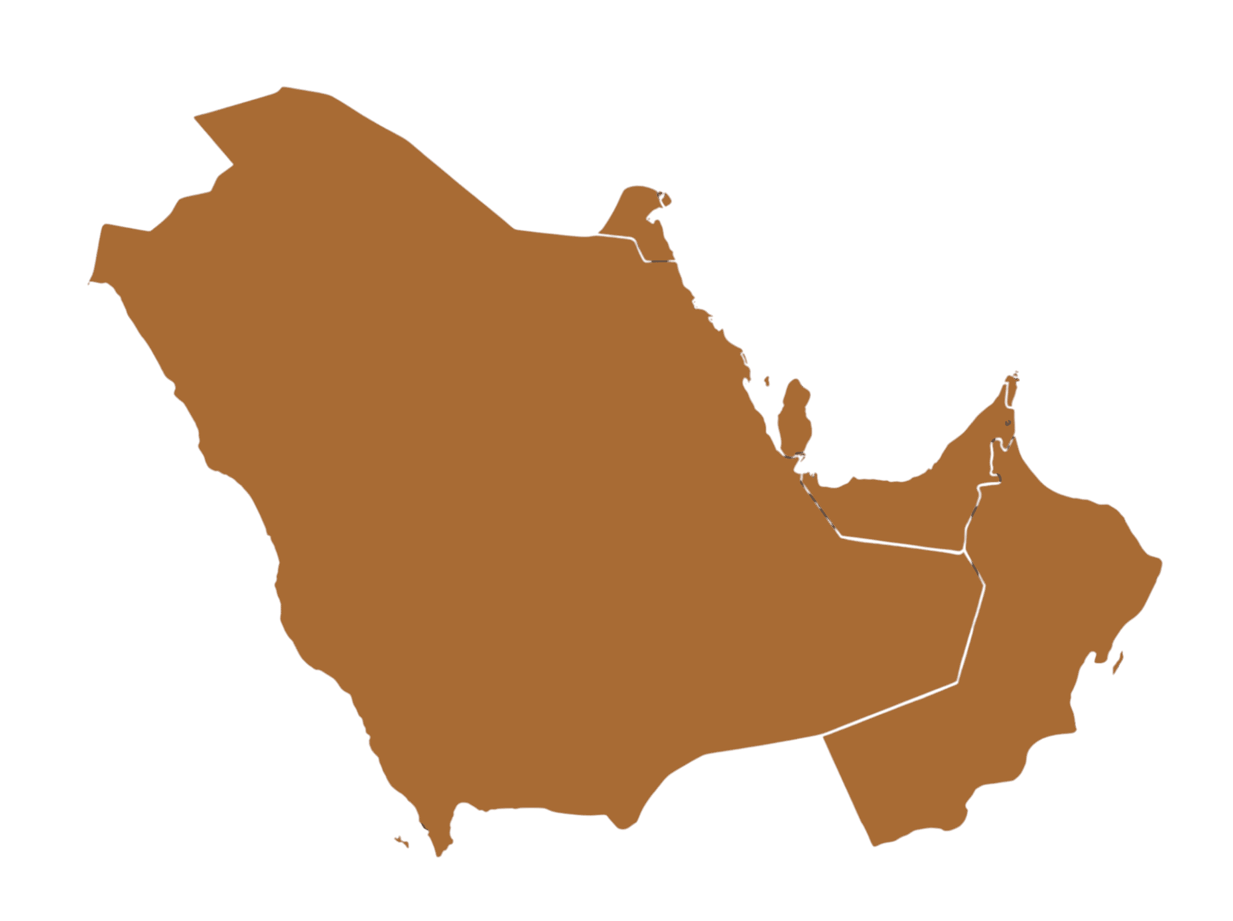 GCC Region Map